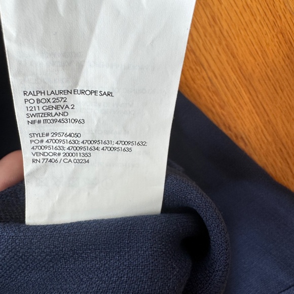 Club Monaco Ditmas Navy Shorts Sz 12 NWT - Picture 5 of 9